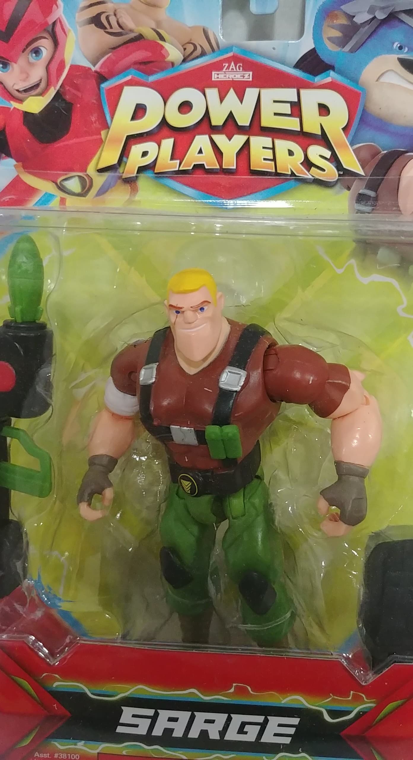 Playmates ZAG Heroez Power Players Sarge Action Figure NEW