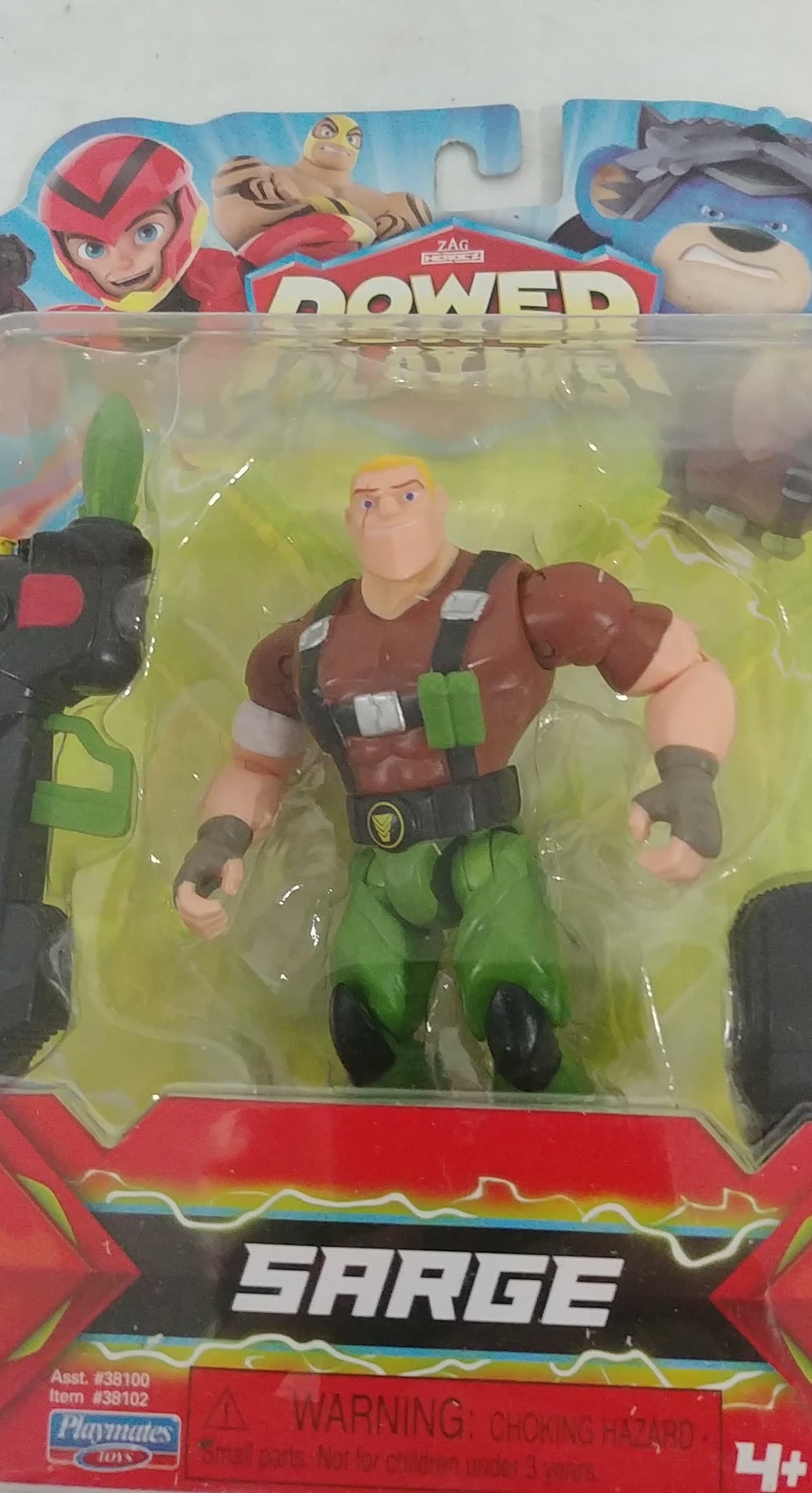 Playmates ZAG Heroez Power Players Sarge Action Figure NEW