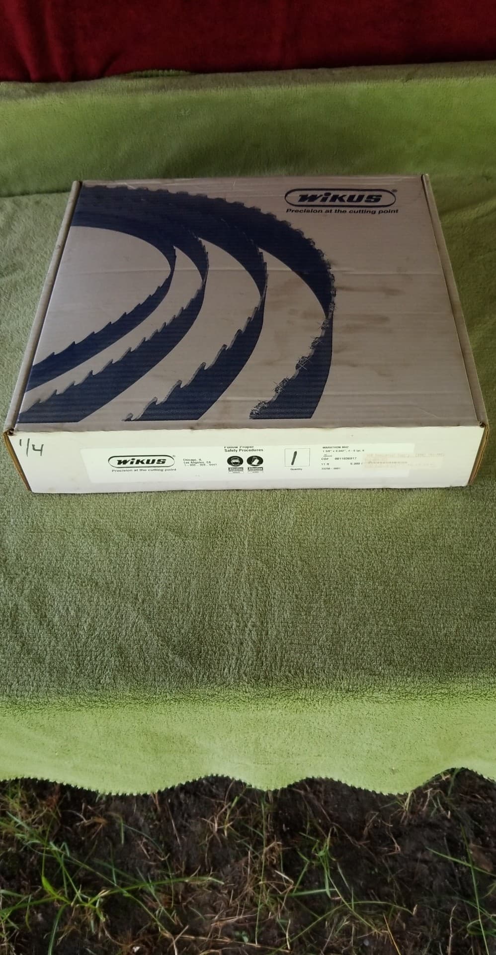 WIKUS MARATHON M42 METAL SAW BLADE 11' X 1 3/8" 4-6 TPI