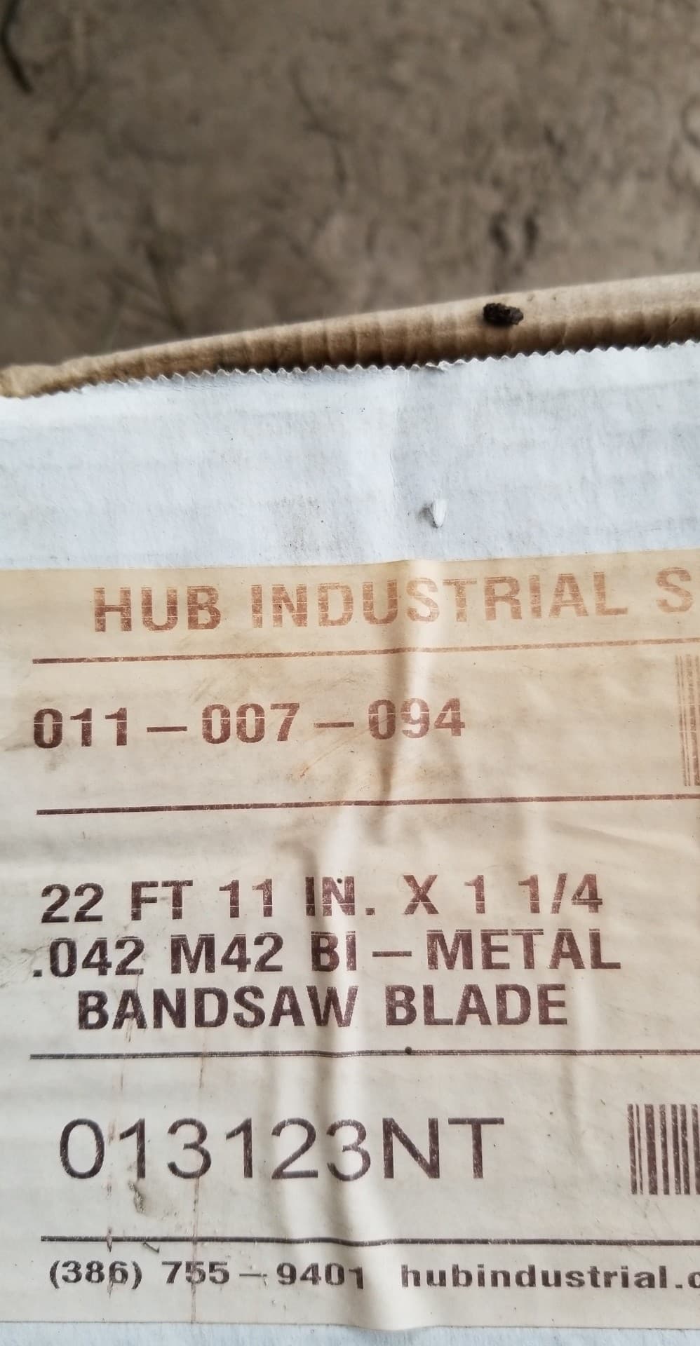 M42 METAL BAND SAW BLADE 22' X 1/2"