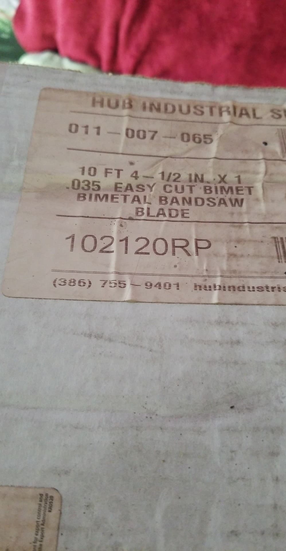 BI METAL BAND SAW BLADE 10' X 1/2"