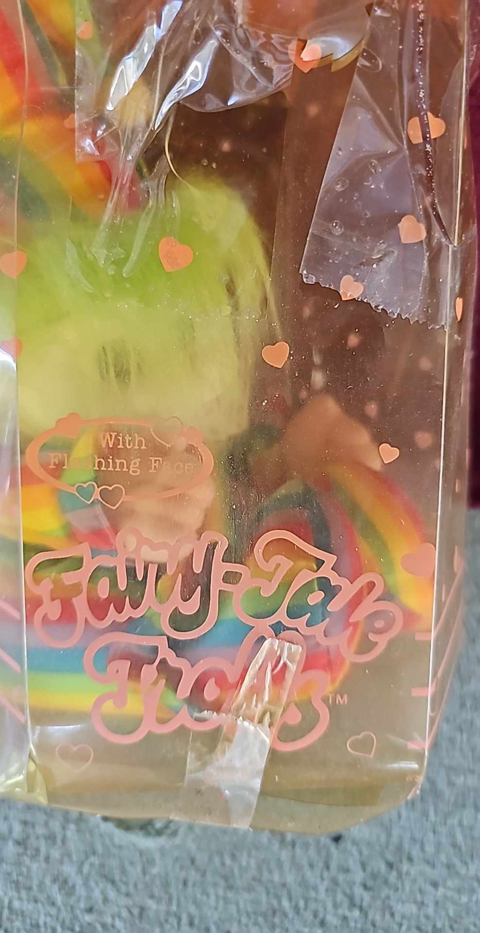 VINTAGE FAIRY TAIL TROLLS CLOWN W/ FLASHING FACE AND MUSIC