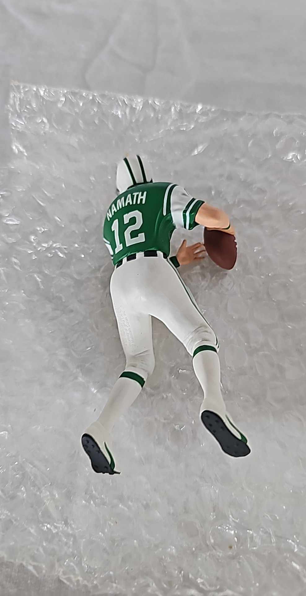 HALLMARK KEEPSAKE ORNAMENT JOE NAMATH WITH COLLECTOR&#039;S CARD