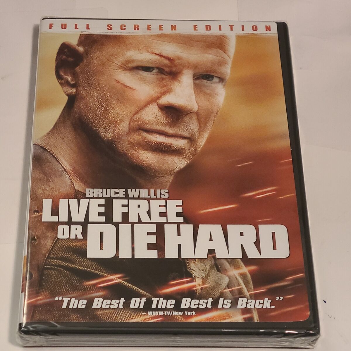 Live Free or Die Hard (DVD, 2007, Full Screen Edition) Bruce Willis